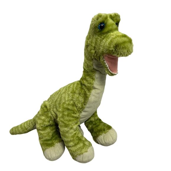 Build a Bear Green Brontosaurus Dinosaur Plush Floppy Stuffed Animal - Picture 1 of 10